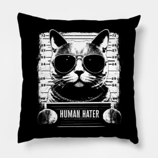 Cat Mugshot Pillow