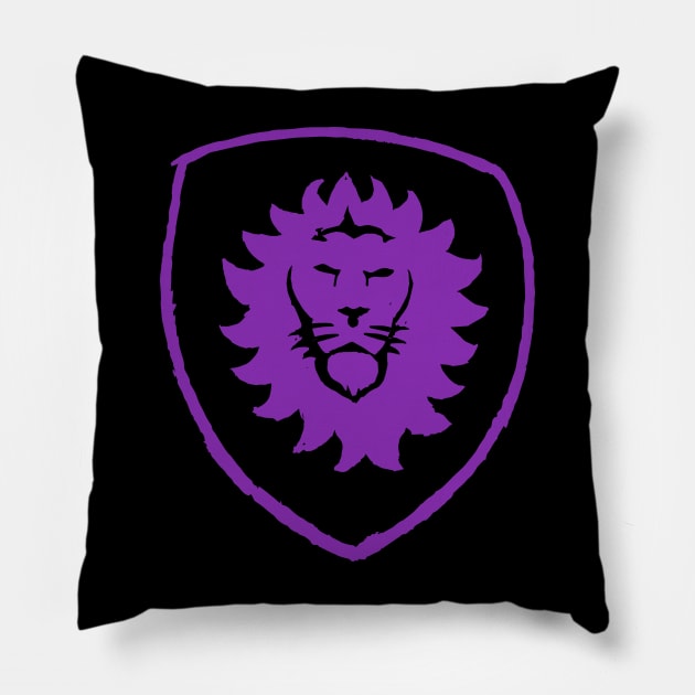 Orlandoooo City Soccer Club 05 Pillow by Very Simple Graph