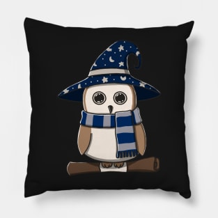 Brown Owl In Witch Costume Pillow