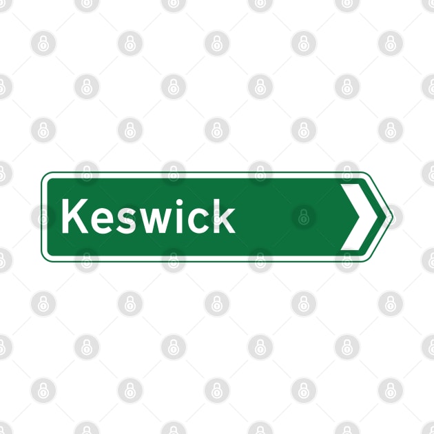 Keswick Tourist Road Sign by CumbriaGuru