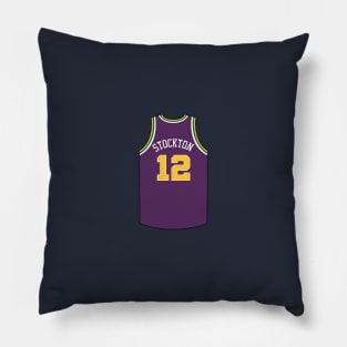 John Stockton Utah Jersey Qiangy Pillow