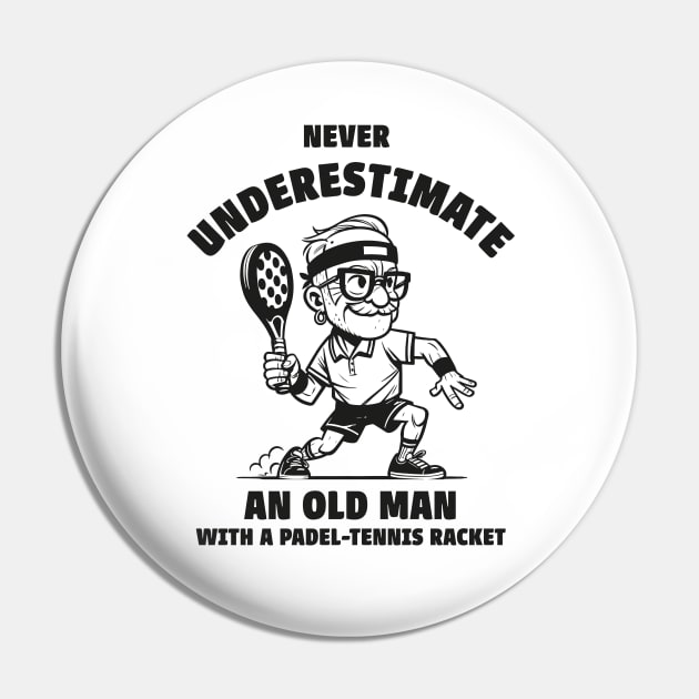 Padel Tennis Pin by Delicious Art