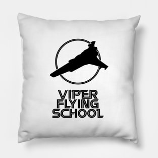 Viper Flying School Sci-Fi Battlestar Inspired Pilot Design Pillow