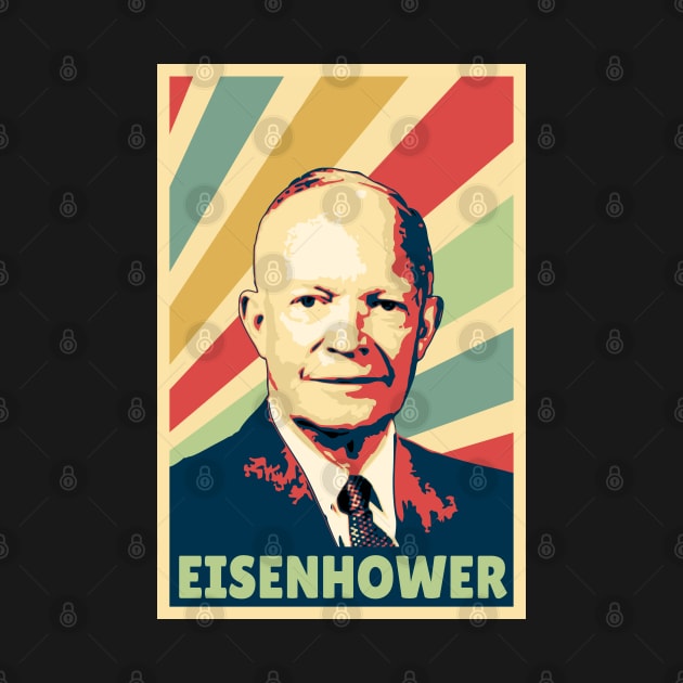 Dwight D. Eisenhower Vintage Colors by Nerd_art