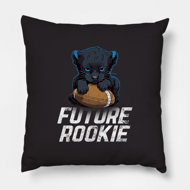 Future Rookie Pillow by Digital Borsch