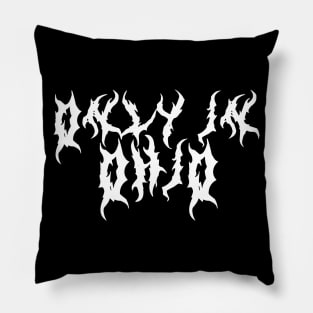 Only in Ohio - Metal Logo Pillow