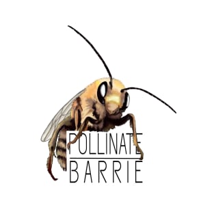 Pollinate Barrie Logo (Longhorn Bee) T-Shirt