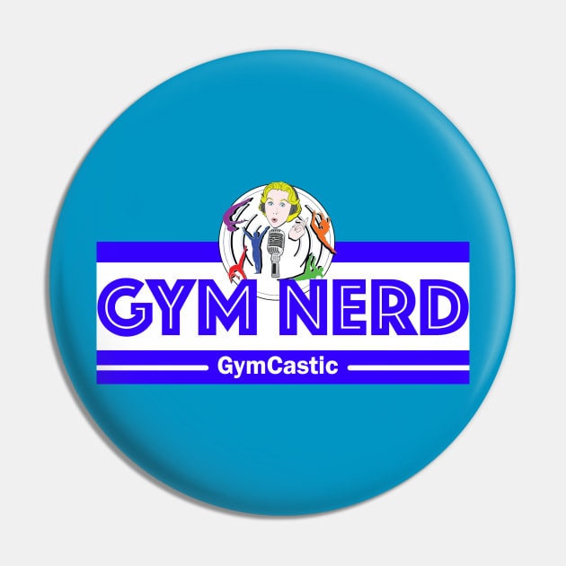 Gym Nerd (blue) Pin by GymCastic