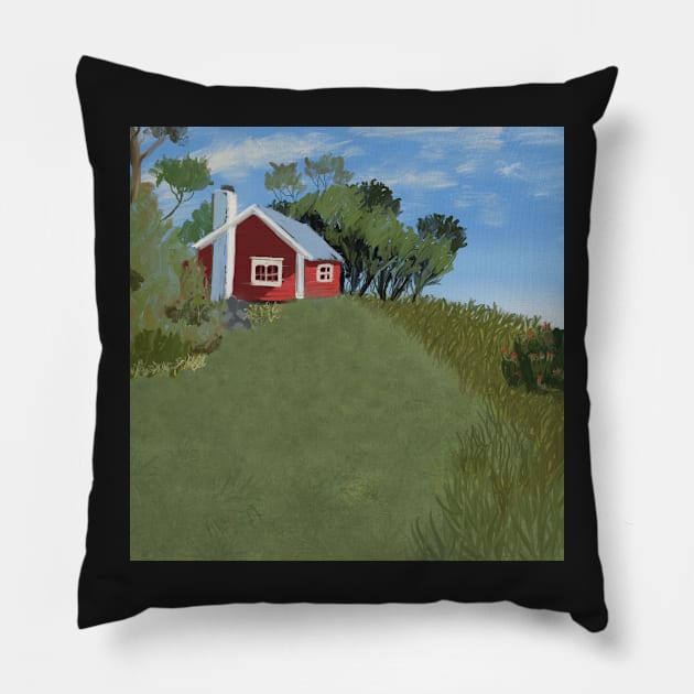 Country house Pillow by gldomenech