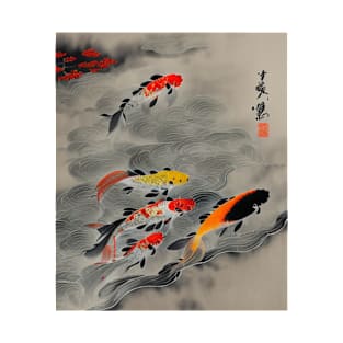 The Art of Koi Fish: A Visual Feast for Your Eyes 4 T-Shirt