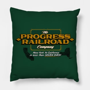 Progress Railroad Pillow