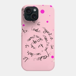 frase motivadora Phone Case