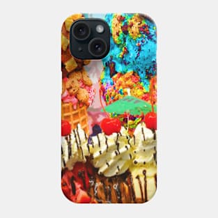 ice cream pattern Phone Case