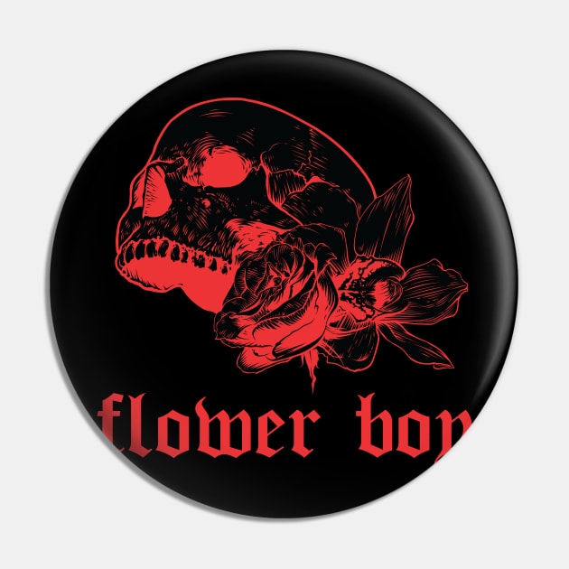 flower boy Pin by pinkbrownies