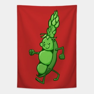 Asparagus Pee Funny Pea Pod Tapestry