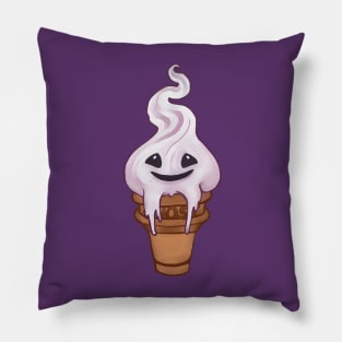 Halloween I-Scream - Soft-serve Ghostie Pillow