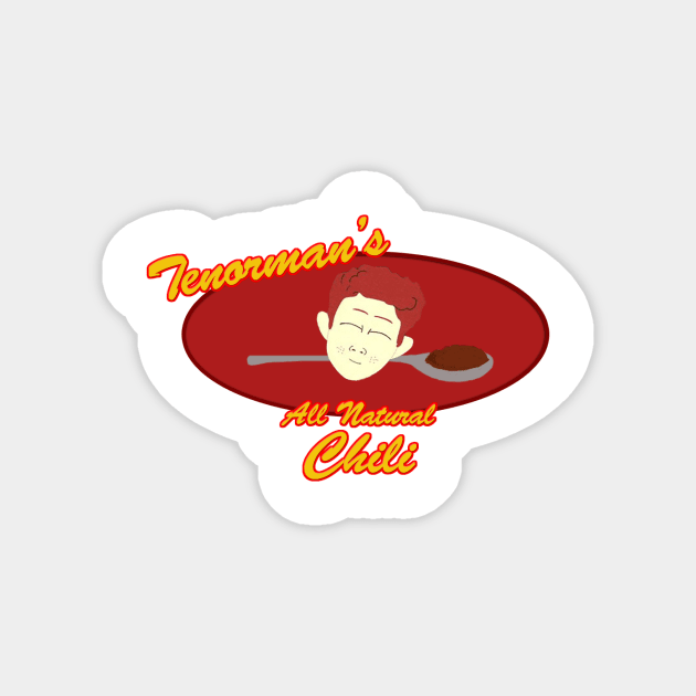 Tenorman's All Natural Brand Chili Magnet by Brojo