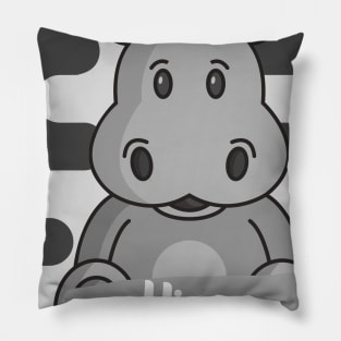 Happy Hippo Pillow