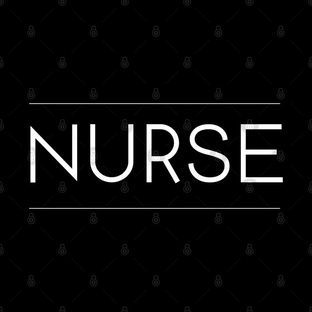 Nurse Minimalist Design by Studio Red Koala