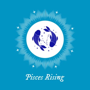 Pisces Rising Astrology Chart Zodiac Sign Ascendant T-Shirt