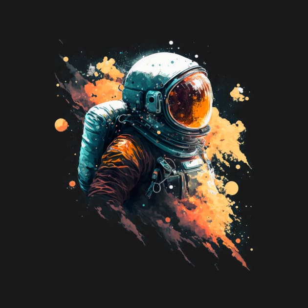 astronaut in space by Nature