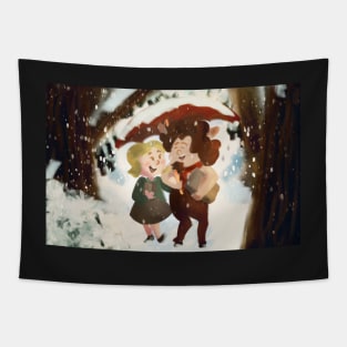 Lucy and Mr. Tumnus! Tapestry