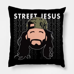 street jesus of mma Pillow