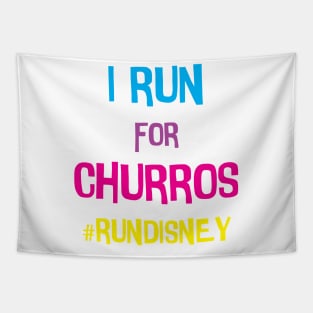 I Run For Churros Tapestry