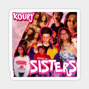 Sinjin Drowning Koury Sisters Graphic Design Magnet