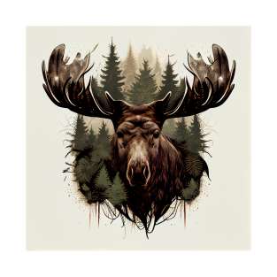 Northern Wilderness Moose T-Shirt