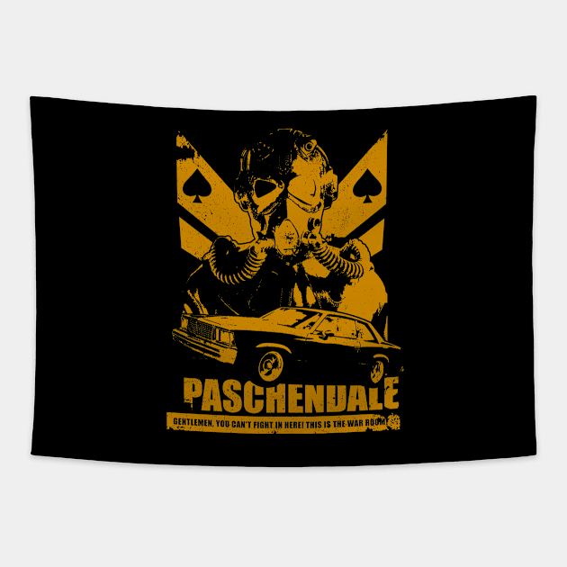 PASCHENDALE (OCHER) Tapestry by GhiniPig