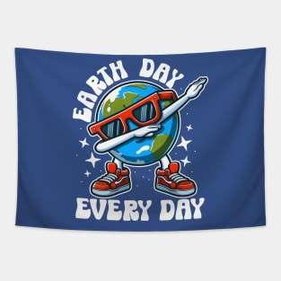 Earth Day Every Day Dabbing Tapestry