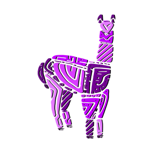 Abstract Llama T-Shirt