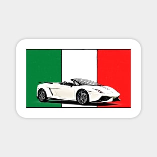 Gallardo Sypder Italian Print Magnet