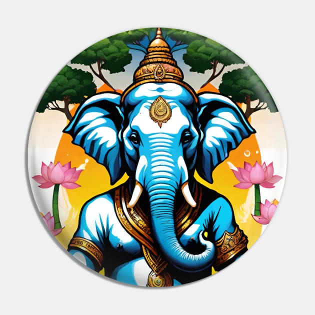 Ganesh and the tree of life Pin by mariasshop