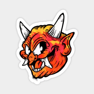 Marble Print Devil Demon Magnet