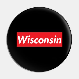 WISCONSIN SUPER USA LOGO Pin