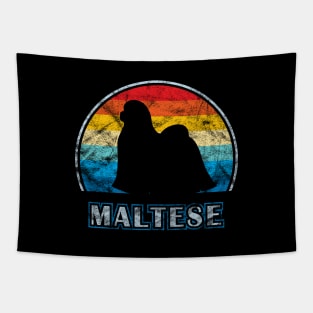 Maltese Vintage Design Dog Tapestry