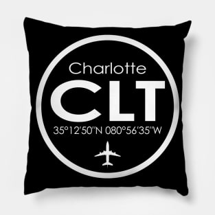 CLT, Charlotte Douglas International Airport Pillow