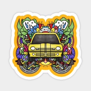 Cars Summer spring Magnet