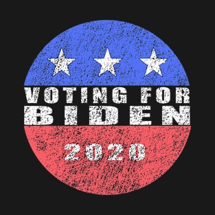 Voting for Biden President 2020 Vintage Political Humor T-Shirt