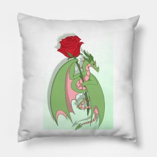 Rose Dragon Pillow