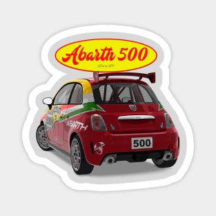 ABARTH 500 500 Back Magnet