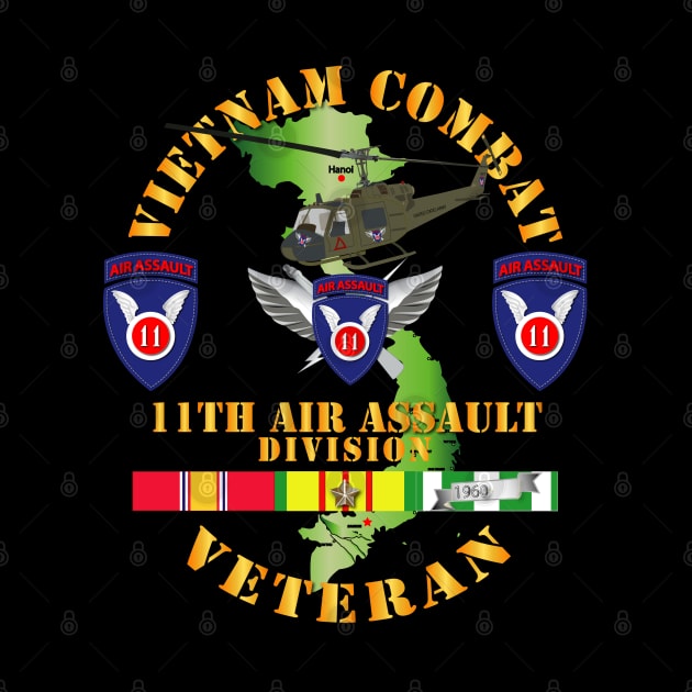 Vietnam Combat Air Assault Veteran w 11th Air Aslt Div SSI V1 by twix123844