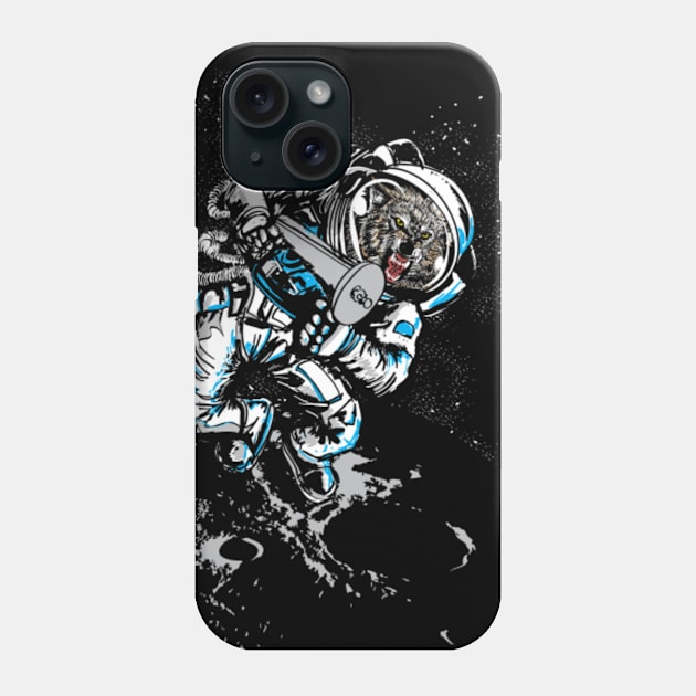 One Small Step for the Wolfman Phone Case by AwesomeBrian