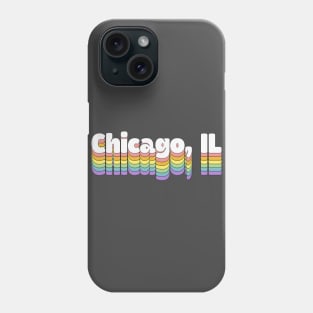 Chicago // Retro Typography Design Phone Case