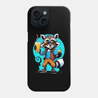 Cool Raccoon Summer Phone Case