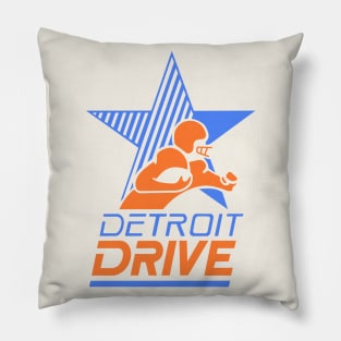 Defunct Detroit Drive Football AFL Pillow