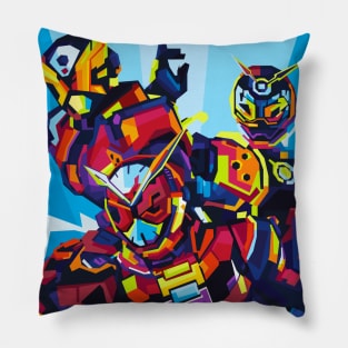 Kamen Rider Zi O and the gang Pillow