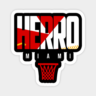 Herro Miami Basketball Warmup Magnet